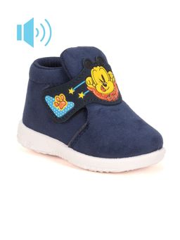 Lil Lollipop - Unisex Coolz Musical Chu Chu Shoes With Slip On Closing - Navy Blue