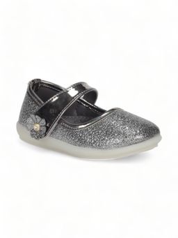 Lil Lollipop - Girls Bellies With Velcro Closure - Grey