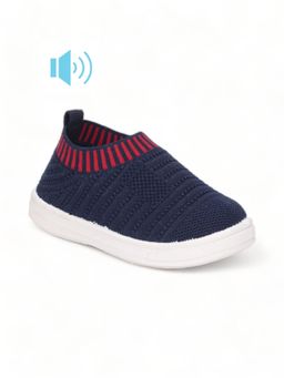 Lil Lollipop - Unisex Slip On Musical Chu Chu Shoes - Navy Blue
