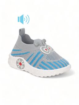 Lil Lollipop - Unisex Slip On Musical Chu Chu Shoes - Grey