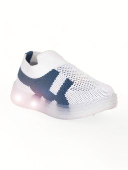 Lil Lollipop - Unisex Casual Slip On Shoes With Led Light - White