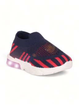 Lil Lollipop - Unisex Casual Slip On Shoes With Led Light - Navy Blue