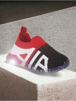 Lil Lollipop - Unisex Sports Slip On Shoes With Led Light - Red