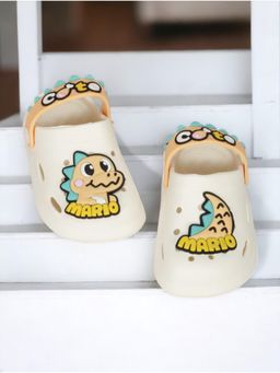 Lil Lollipop - Unisex Cartoon Applique Anti-Slip Clogs - White