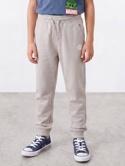 R&B - Boys Grey Solid Regular Fit Joggers