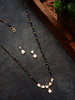 PAYA - Kundan Mangalsutra Neckpiece - White