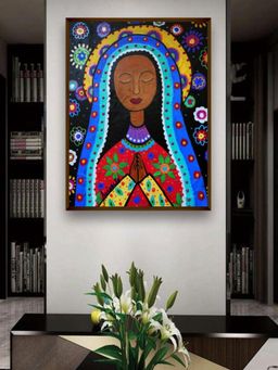 The Art House - Abstract Painting Multicolor (40X30 Inches)