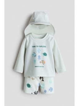 H&M - Unisex Turquoise Upf 50 Sun Protection Set