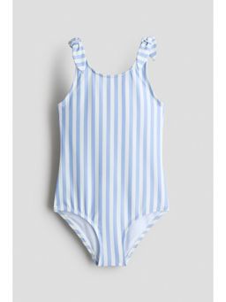 H&M - Girls Blue Printed Swimsuit