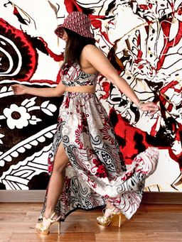 RAISHAA - Maze Blouse And Skirt