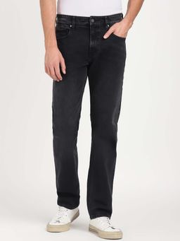 Guess - Black Solid Regular Jeans