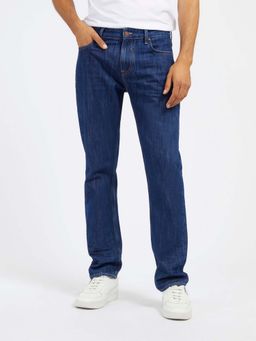 Guess - Blue Solid Slim Jeans