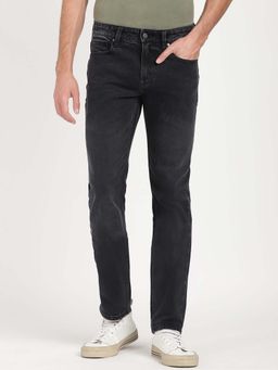 Guess - Charcoal Solid Regular Jeans