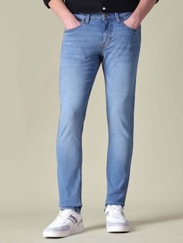 U.S. Polo Assn. Denim Co. - Blue Solid Tapered Jeans