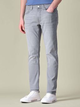 U.S. Polo Assn. Denim Co. - Grey Solid Tapered Jeans