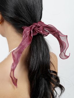 Joker and Witch - Joker & Witch Esme Maroon Scrunchie