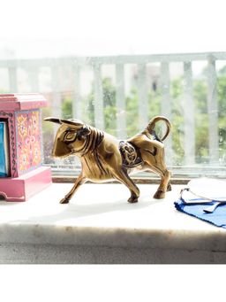 eCraftIndia - Brass Kamdhenu Cow Sculpture
