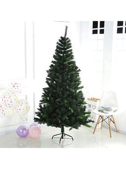 eCraftIndia - 6 Feet Green Artificial Christmas Tree with Stand