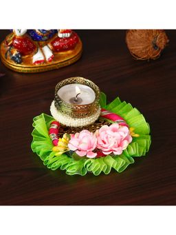 eCraftIndia - Designer Floral Tea Light Holder