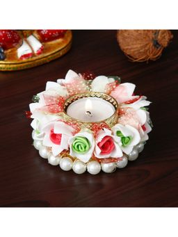 eCraftIndia - Designer Handcrafted Floral Tea Light Holder