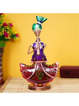 eCraftIndia - Woman Playing Trumpet Musical Instrument Showpiece
