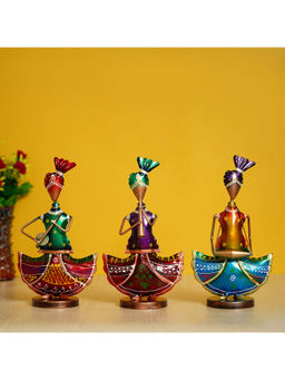 eCraftIndia - Musician Man Statues (Set Of 3)