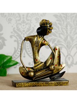 eCraftIndia - Iron Handcrafted Musician Man Statue