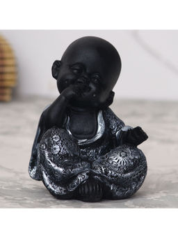 eCraftIndia - Decorative Smiling Monk Buddha Showpiece