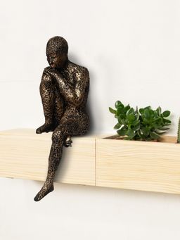 eCraftIndia - Man Statue Sitting In Thinking Position Showpiece