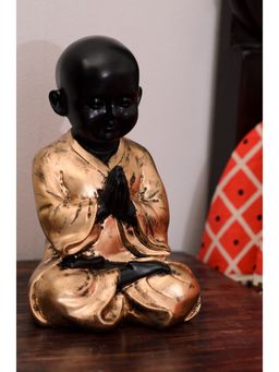 eCraftIndia - Polyresin Praying Child Monk Figurine
