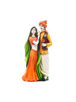 eCraftIndia - Rajasthani Man and Women Statue
