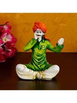 eCraftIndia - Rajasthani Man Handcrafted Showpiece