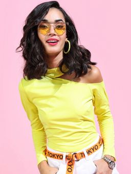 TOKYO TALKIES - Bright Yellow Solid Top
