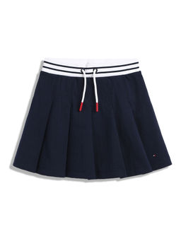 Tommy Hilfiger - Blue Solid Regular Fit Skirt