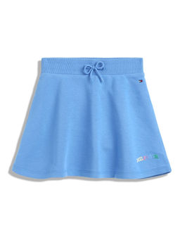Tommy Hilfiger - Blue Solid Regular Fit Skirt