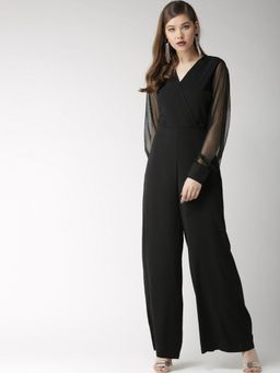 Twenty Dresses by Nykaa Fashion - Black For That Oomph Black Jumpsuit