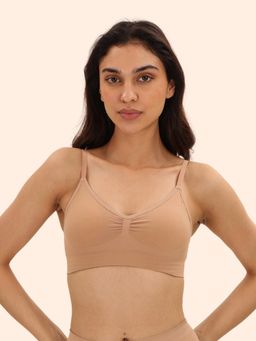 Underneat - Women Full Coverage Lightly Padded Non-Wired All Day Push-Up Bra