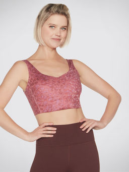 SKECHERS - Go Sculpt Leopard Longline Bra