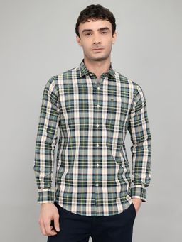 Monte Carlo - Mens Regular Fit Full Sleeve Check Shirt