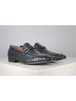 ATESBER - Black Textured Casual Shoes