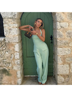 PARTIQ - Women Green Solid Jumpsuit