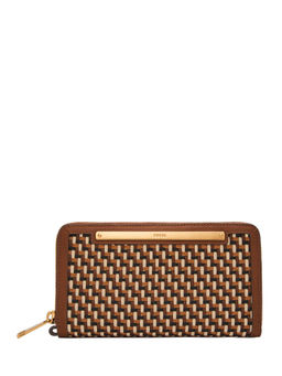 Fossil - Women Liza Brown Printed Wallet (S)
