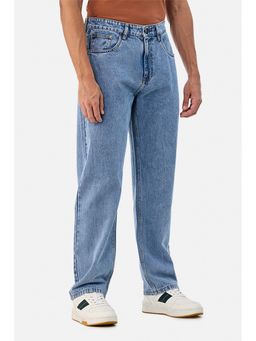 Snitch - Men Light Blue Relaxed Fit Casual Jeans