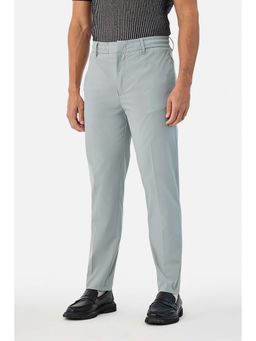 Snitch - Men Light Beige Solid Regular Fit Trouser