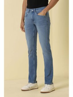 Allen Solly - Men Blue Solid Jeans