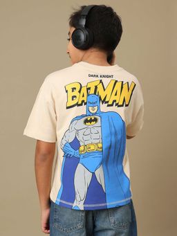 Kidsville - Official DC Comic Batman Dark Knight Boys Hd Graphic Oversized Fit T-Shirt