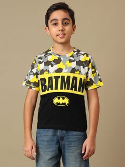 Kidsville - Official DC Comic Batman Boys Graphic Printed Regular Fit T-Shirt