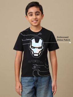 Kidsville - Official Iron Man THE INVINCIBLE Boys Graphic Regular Fit T-Shirt
