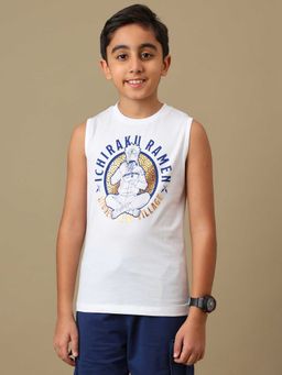 Kidsville - Official Naruto Boys Metallic Graphic Printed Regular Fit T-Shirt