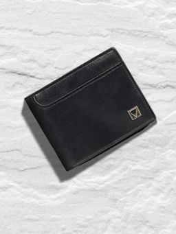 Hidesign - Genuine Leather Men's Bi Fold Wallet - Black
